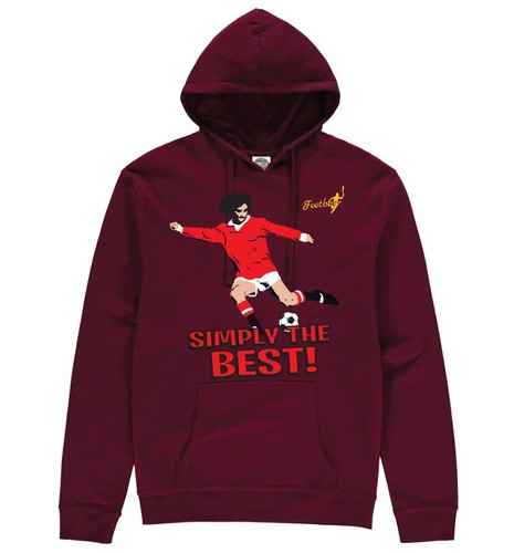 Mens/Womens Cotton Hoodie 'Simply the Best' Man Utd George Best. Sizes S - 3 XL - Picture 3 of 10