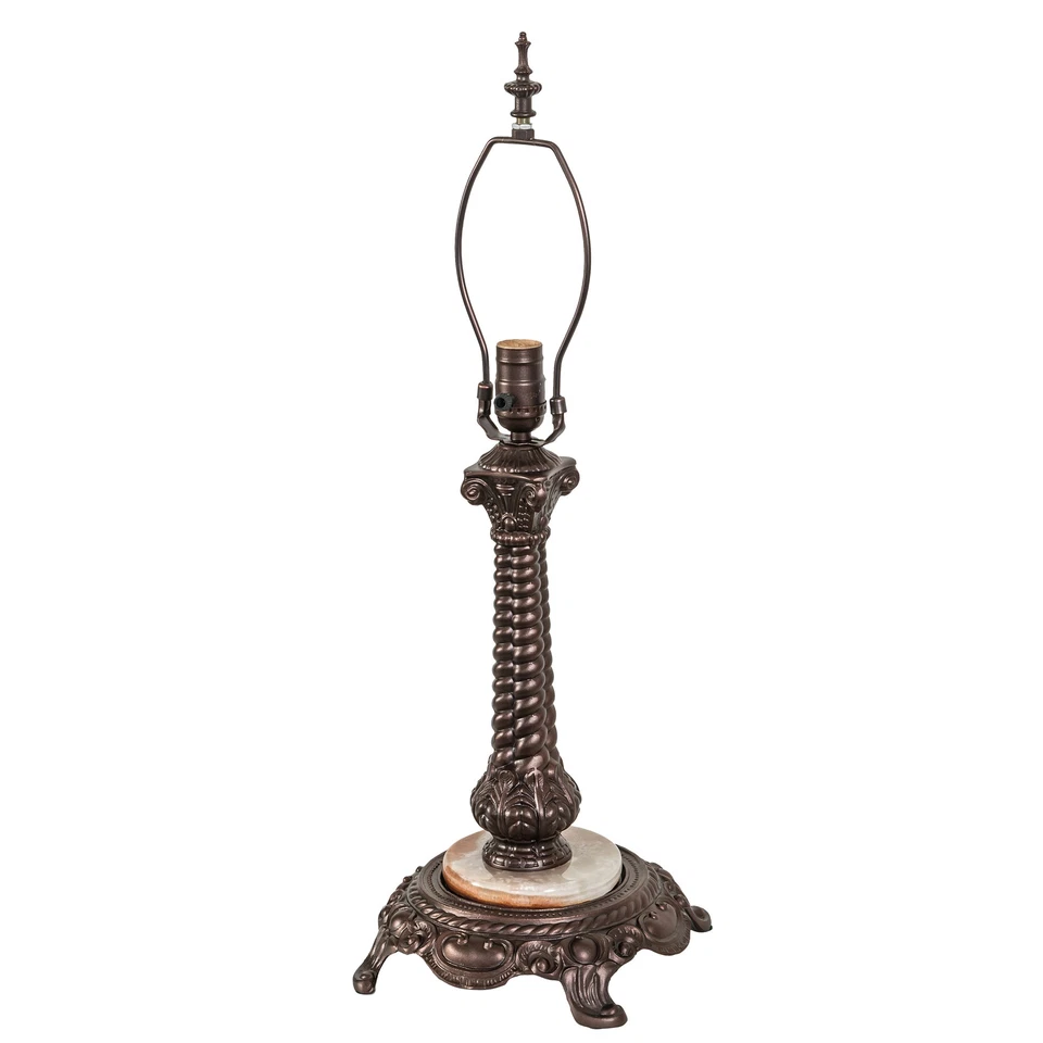 26 pulgadas Lámpara de acento Pontífice rosa de tela y flecos Foto 3 de 4