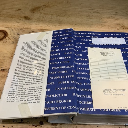 Vintage 1974 funktionstüchtig von Studs Terkel HC mit DJ - Bild 7 von 19