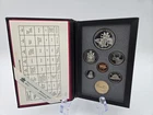 1990 Royal Canadian Mint Proof Set Double Dollar Silver Henry Kelsey Used As Is