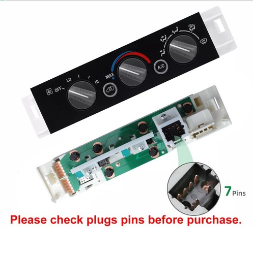 AC Heater Panel Climate Control Module Switch for Chevy GMC - Picture 6 of 9