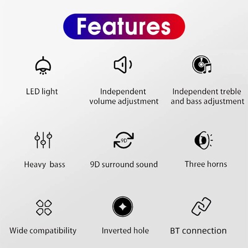 PC Lautsprecher Bluetooth Boxen mit Subwoofer für Laptop Computer Bass USB AUX!~ - Bild 15 von 23