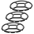  3 Pcs Gas Stove Stand Pan Support for Hob Wok Ring Cooktop Grate Rack