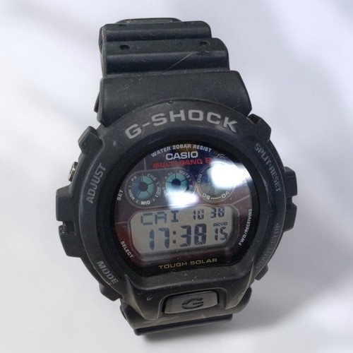 Casio G-Shock GW-6900 Solar Atomuhr schwarz gebraucht
