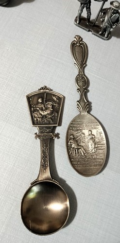 Zinn Konvolut Sammlung - Krug Becher und Zinnfiguren - 03 Bleimetall - 01 Bronze - Bild 4 von 4