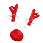 Auto Weihnachten Deko Rentier Geweih Hirsch- Weihnachtsauto -Accessoires
