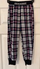 Abercrombie Kids Sleep Pajama Lounge Pants Size 7/8  Blue Red White Plaid Unisex