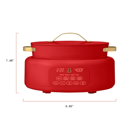 Beautiful 10-in-1 6QT Electric Multi-Cooker by Drew Barrymore, Versatile Kitchen - Picture 13 of 13