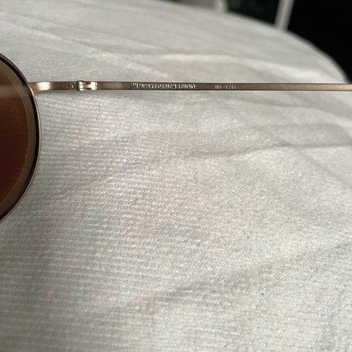 Issey Miyake IM 177 Vintage 90s Gold Sunglasses Yakuza Oval Lens Made in Japan - Picture 6 of 8