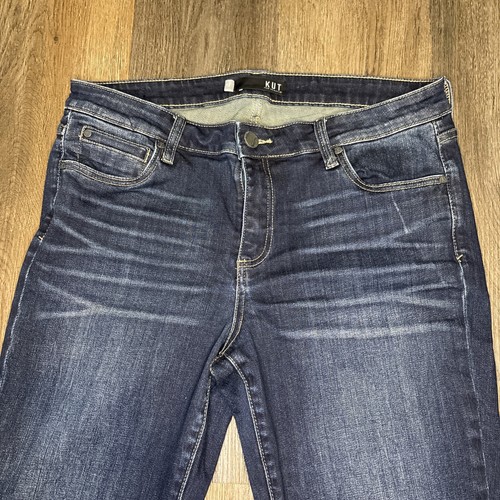 Kut From the Kloth Jeans Women’s Size 12 Catherine Boyfriend Denim Cuffed - Picture 5 of 12