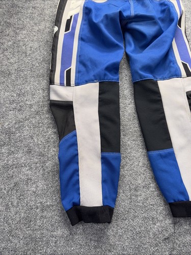 Fox Racing 180 Yamaha Blue Youth Racing Motocross Pants Size 28 Kids BMX ATV - Picture 9 of 16