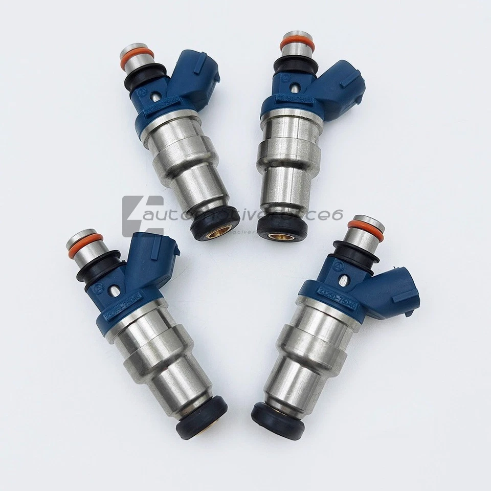 4X DENSO Fuel injectors 23250-75040 For Toyota Tacoma 2.4L 1995-2000 I4 NEW - Imagem 3 de 4