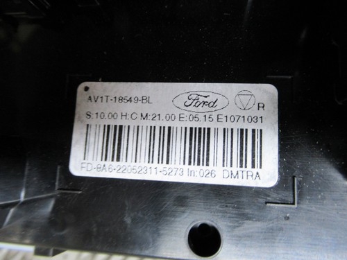 2023 FORD TRANSIT COURIER 1.0 PETROL AIR CON HEATER CONTROL PANEL REF19690 - Picture 4 of 5