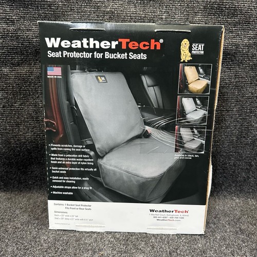 WeatherTech SPB002CH Bucket Seat Protector Charcoal Semi-Universal Seat Cover - Picture 2 of 15
