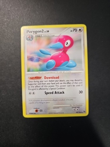 Porygon 2 49/106 Diamond & Pearl Great Encounters Pokemon Card - LP+ - Picture 1 of 2