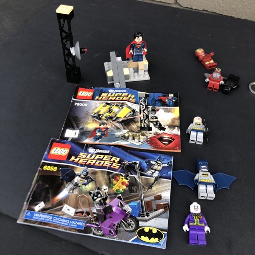 Lego Marvel DC Batman Spiderman Iron Man Panther Minifigs Partial Sets Parts Lot - Picture 8 of 15