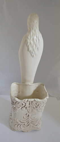Vintage Inarco Virgin Mary Madonna Blessed Mother Planter Vase # E-4035 - MCM - Picture 4 of 11