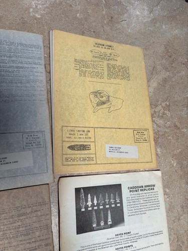FOLSOM REPLICA LITHIC CAST Lithic Casting Lab Catalog reproduction - Bild 7 von 9