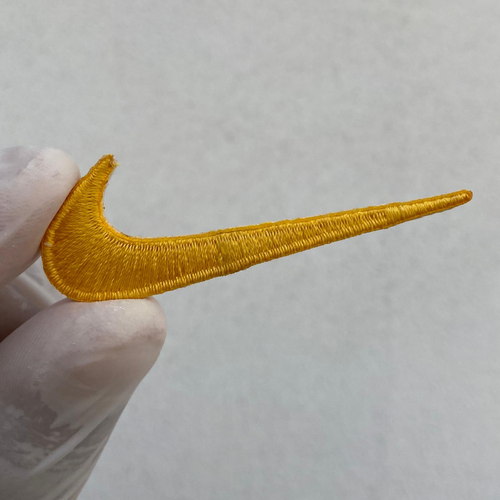 Swoosh Logo 2.25″ Embroidered Iron‑On Patch SWOOSH Logo patch all colors swoosh - Foto 16 di 30