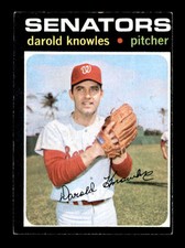 1971 Topps #261 Darold Knowles  EX/EX+ X2875865
