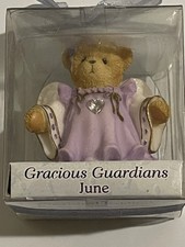 Enesco Cherished Teddies Gracious Guardians June Alexandrite 114484