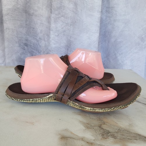 Cushe MANUKA WRAP cuir SLIDES homme taille 12 marron - Photo 12/14