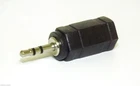 Stereo Audio Adapter 3.5mm Female to 2.5mm Male Cell Phone MP3 Player Headphones