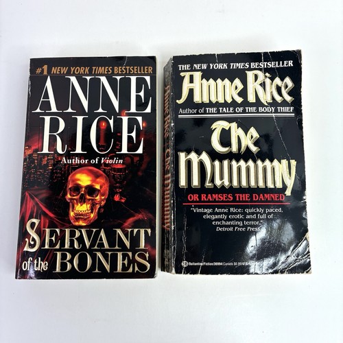 Anne Rice Paperback Lot of 6 Books Vampire Mummy Lasher Queen of the Damned - Foto 10 di 11