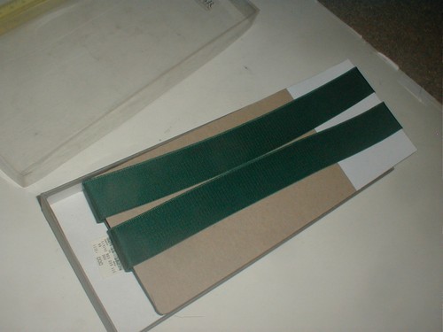 VTG Trafalgar Suspenders Leather Button Eyelets UNUSED IN BOX Men's Green Belt - Picture 9 of 17