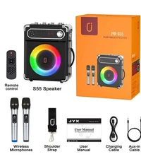 JYX S55 Karaoke Machine With Wireless Microphones