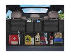 Car Trunk Organizer and Storage, Large Capacity Backseat Hanging Storage Acce...