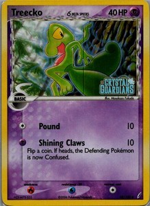 Treecko (Delta Species) Reverse Holo Common Crystal Guardians 68/100 NM