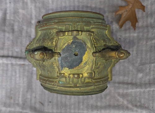 Reloj Waterbury Sartoris Spelter Querubín PIEZAS/REPARACIÓN Falta Acabado - Imagen 4 de 22