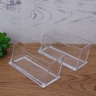  Zestaw 3 kart Pudełko Uchwyt na wizytówki Plastik Organizer biurowy