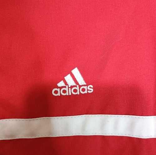 Vintage Adidas Herren Jacke rot-weiß mit Reißverschluss Größe M - Bild 3 von 6