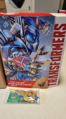 Transformers Age Of Extinction First Edition Optimus Prime W/Bonus