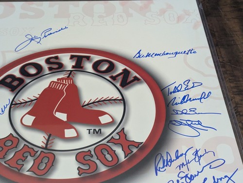 Boston Red Sox Multi Signed 16x20 PSA COA 26 Signatures Jim Rice George Kell - Picture 4 of 10