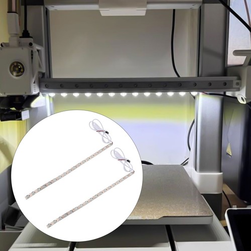 For Bambu Lab A1 Printer Accessory Set of Two LED Strips High Temp Resistant - Bild 3 von 12