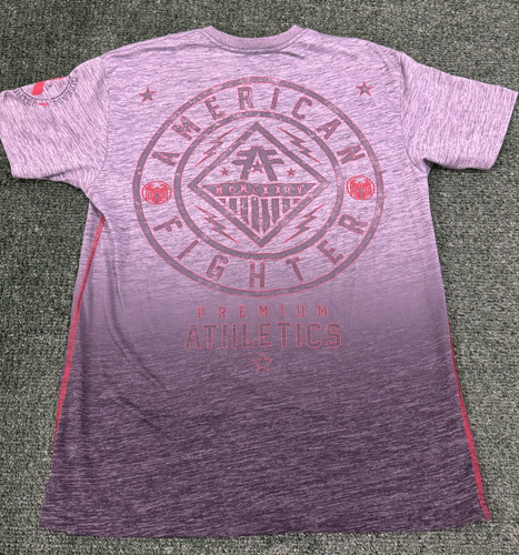 Camiseta American Fighter Premium Athletics Against all Odds (Hombre XL) Gris y Rojo - Imagen 6 de 8