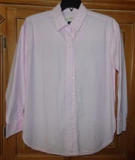 UNIVERSAL THREAD WOMENS SIZE S PINK OVERSIZED LONG SLEEVE BUTTON TUNIC BLOUSE