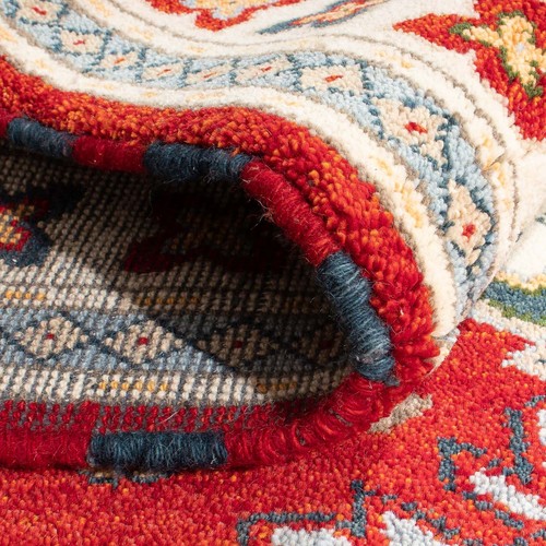 Alfombra Morgenland Ziegler - Kazak - 198 x 144 cm - Rojo - Imagen 4 de 6