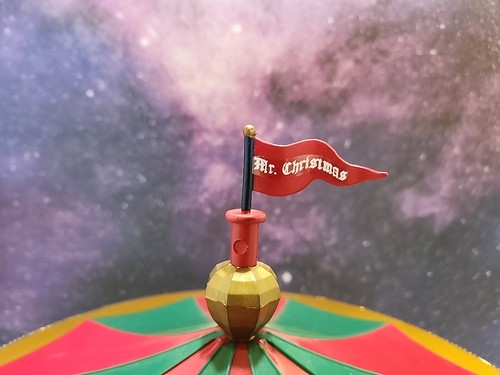 Vtg 1994 Mr Christmas Merry Go Round Musical Animated Carousel 21 Songs 6 Horses - Picture 3 of 23