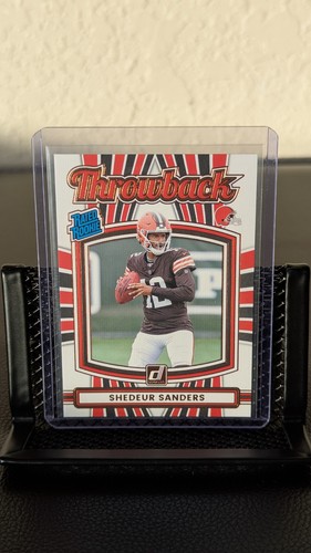2025 Panini Donruss - Shedeur Sanders Rated Rookie Throwback - #2 - Picture 1 of 2