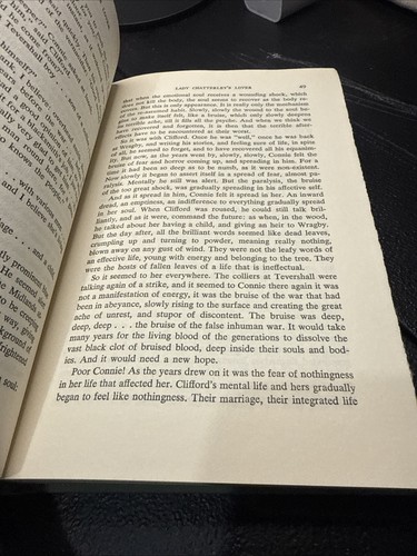 Vintage Book by D.H.Lawrence Lady Chatterley’s Lover 1928 Hardcover - Bild 4 von 5