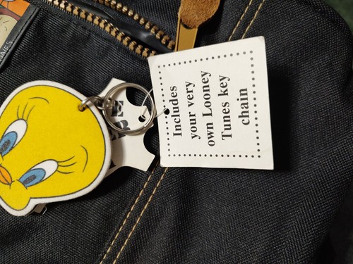 Bolso de Lona Looney Tunes 1997 Bugs Bunny Lucas Pato Piolín Tasmania Llevar - Imagen 12 de 18