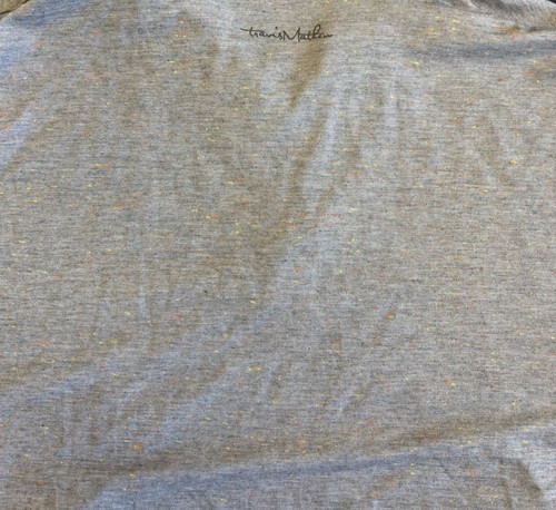 Travis Mathew Men's Performance Gray Short Sleeve Polo Shirt Size Large Golf - Picture 3 of 4