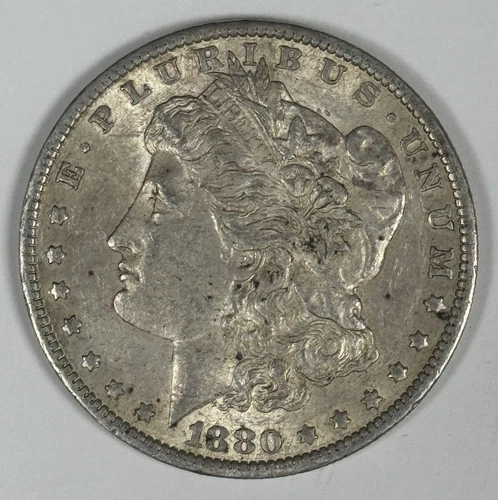 1880-O MORGAN DOLLAR RAW CHOICE AU