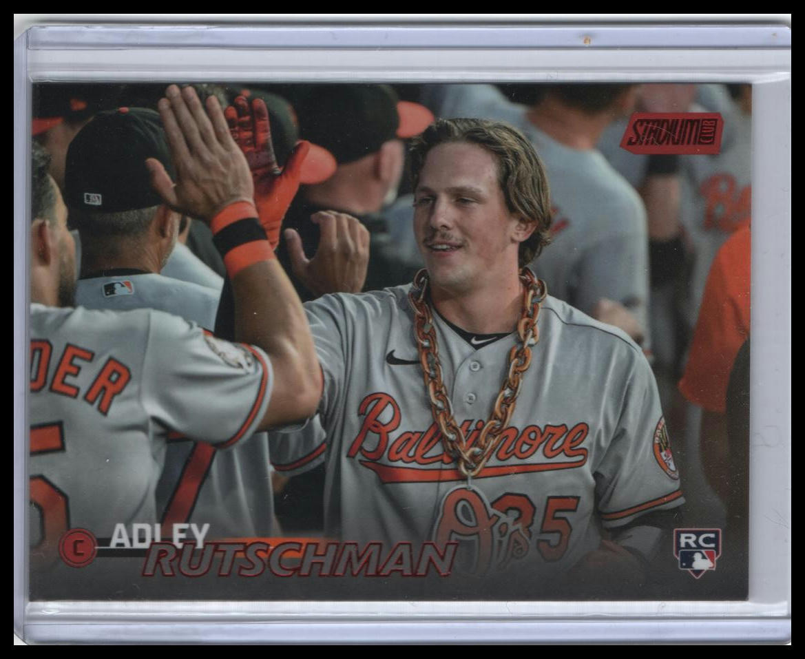 2023 Stadium Club Adley Rutschman Red Foil #104 Rookie
