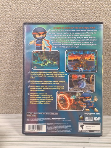 I-Ninja (Sony Playstation 2 PS2, 2003) CIB completo di manuale! - Foto 2 di 4