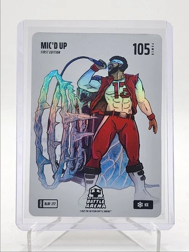 MIKE EVANS MIC\'D UP 2025 BO JACKSON BATTLE ARENA ICE FIRST BLIZZARD Q5918